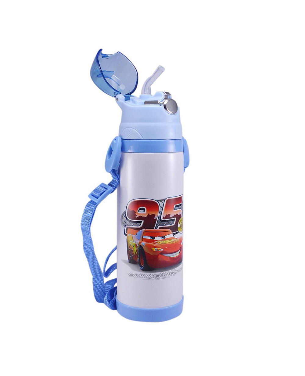 Super Car Mcqueen 95 Theme Kids Water Bottle 500ml – BPA-Free Insulated Steel Sipper for School, Travel & Gifting