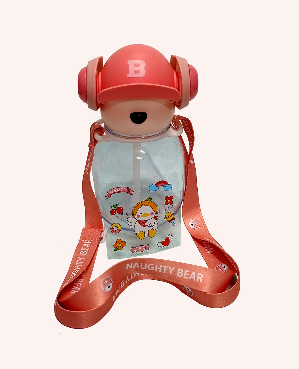 Bear Earphone Water Bottle