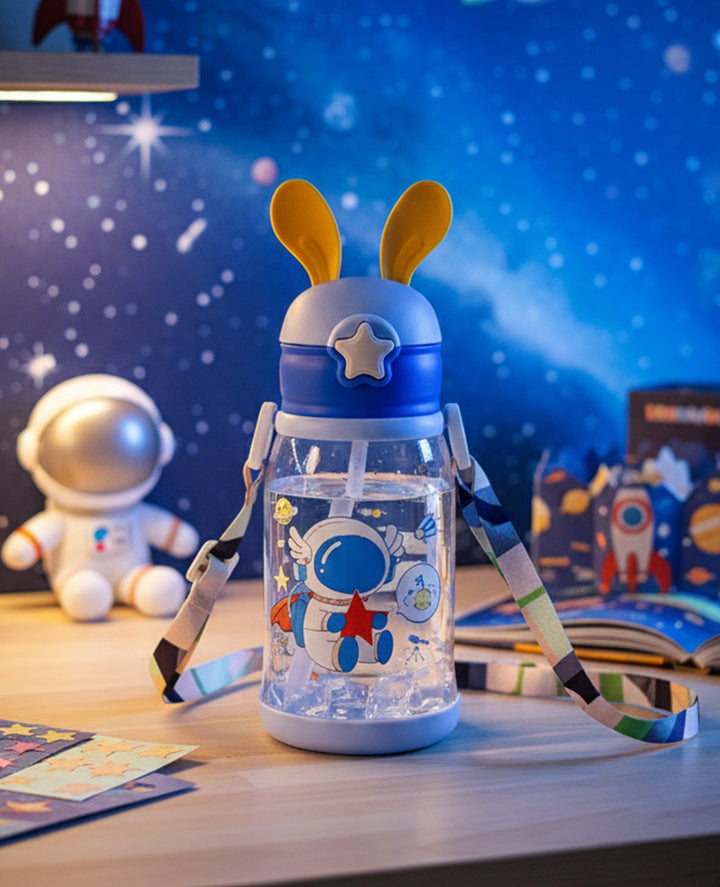 Water bottle + rabbit ear novelty shape

Water bottle + cute playful design