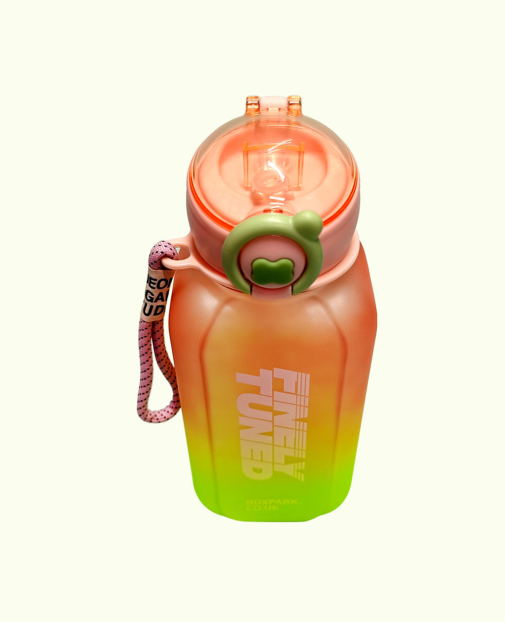 Travel water bottle + compact portable design

Travel water bottle + on-the-go hydration