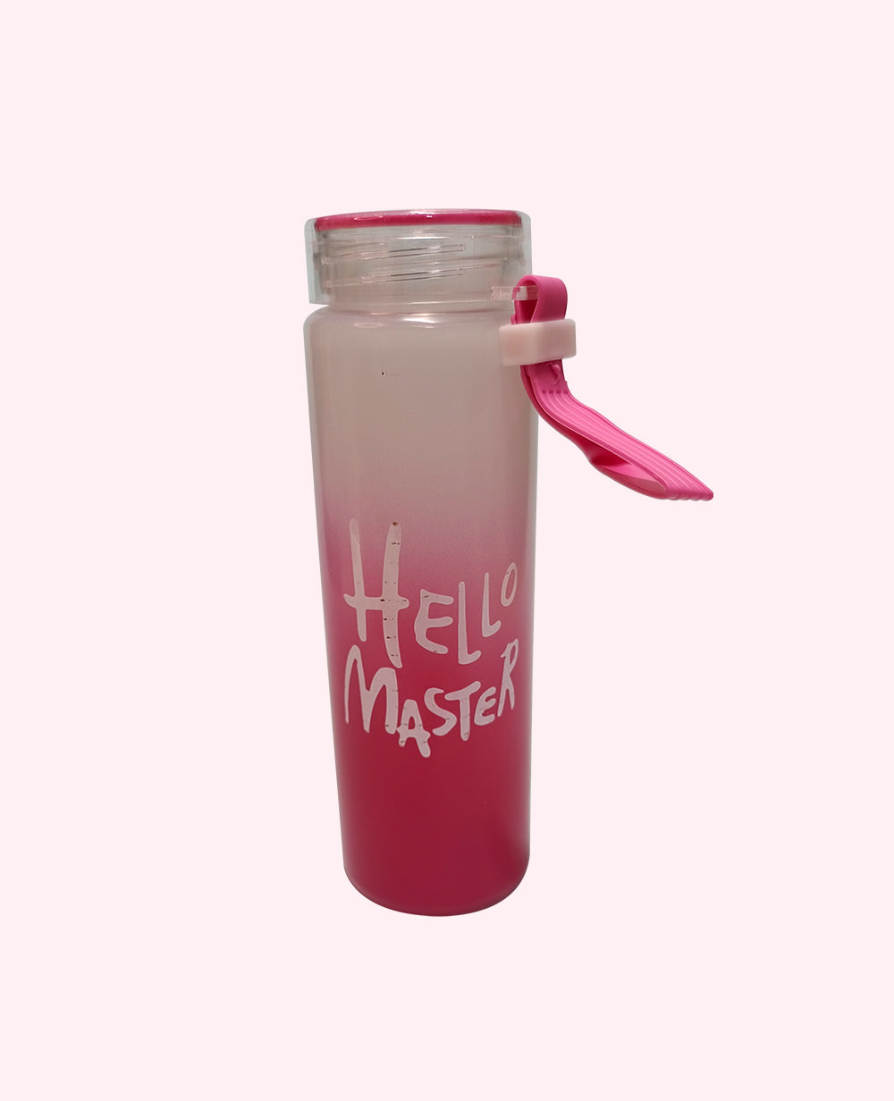 Hello Master BottleHello Master Fiber Glass Water Bottle 480ml
Discover beautifully practical hydration with CeePoo’s ‘Hello Master’ glass bottle range—your go-to solution for every liWater BottleHello Master Bottle