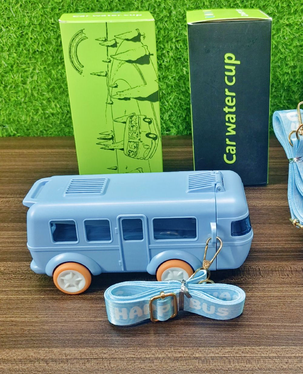 Kids water bottle + bus shaped design

Kids water bottle + 500 ml capacity
