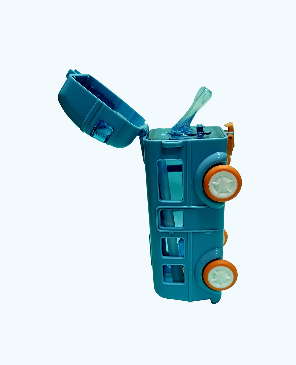 Cartoon water bottle + fun school accessory

Kids drinking bottle + attractive bus shape