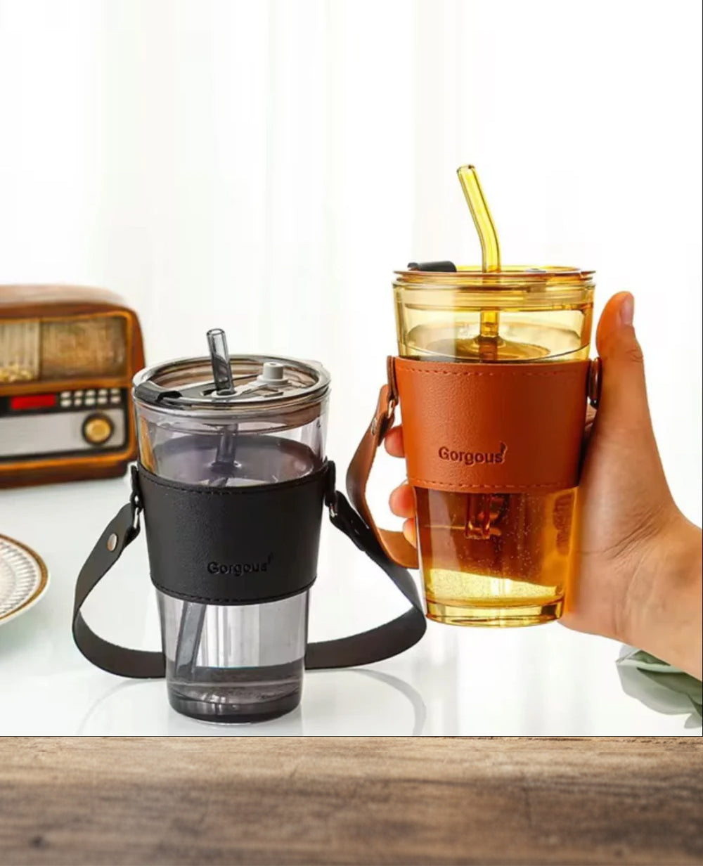 Tea glass mug + heat-resistant glass body

Tea glass mug + comfortable handle grip