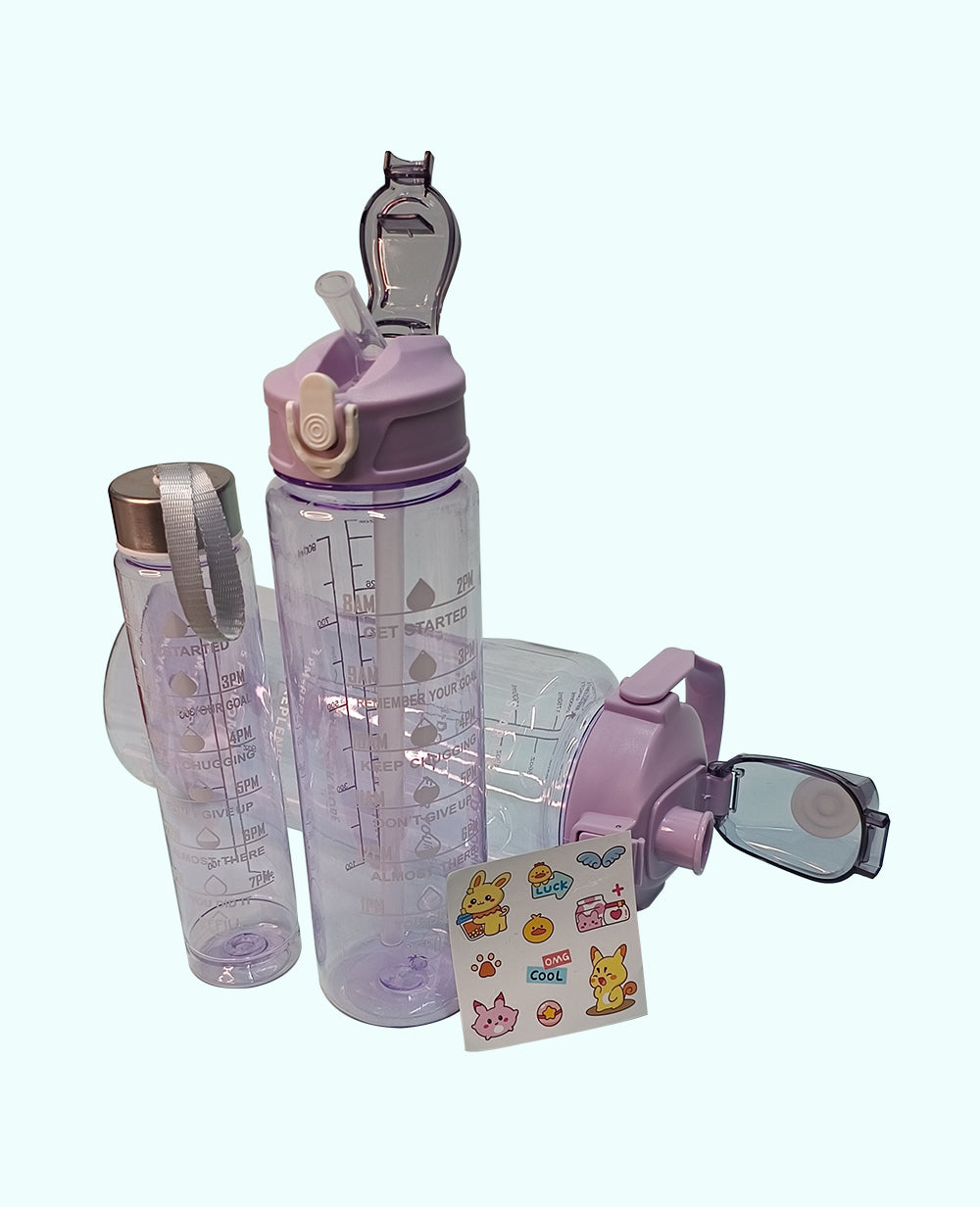Premium quality water bottle + sturdy transparent body

Premium quality water bottle + long-lasting use