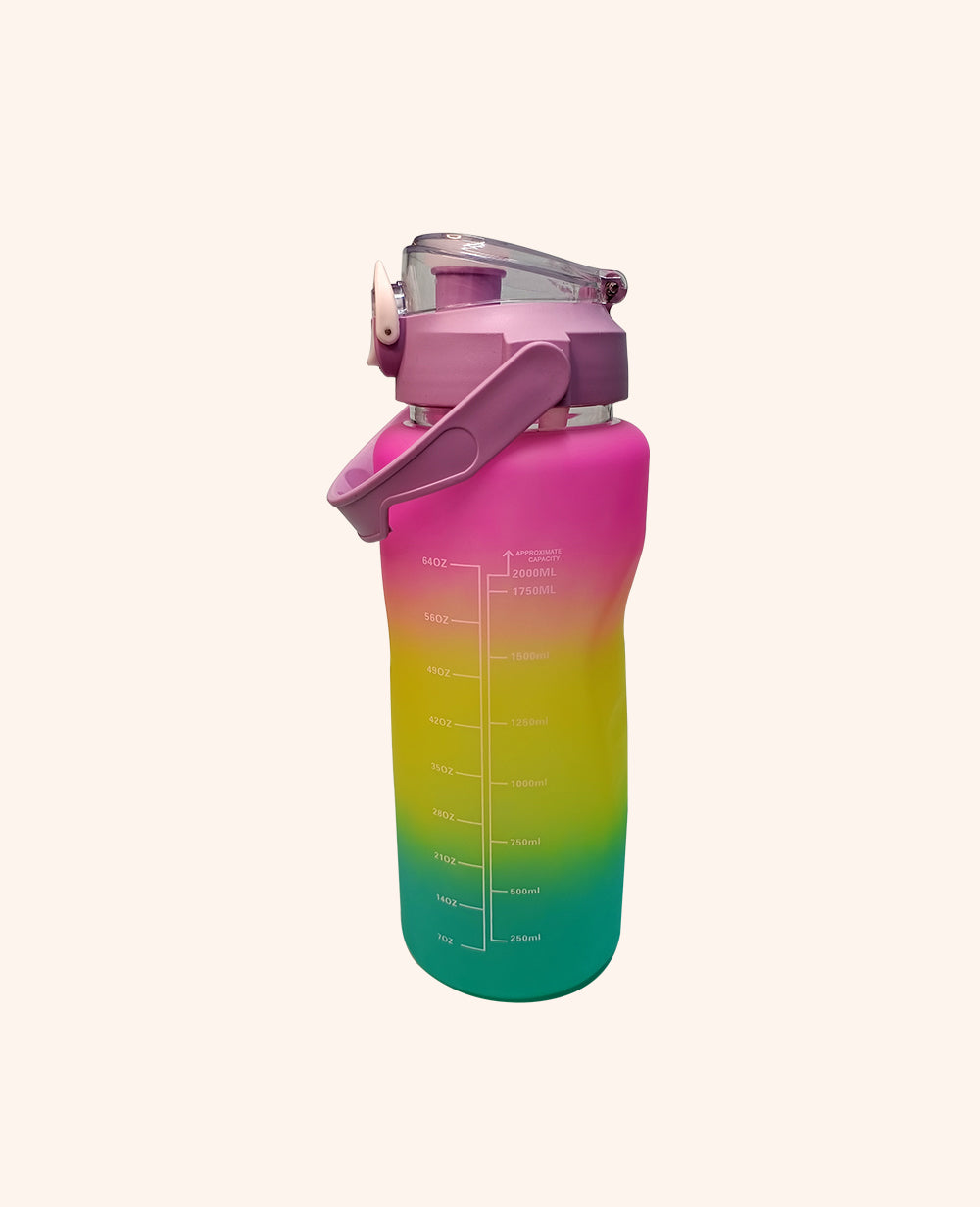 Motivational Water BottleMotivational Water Bottle Combo (3-Piece Set) – Includes 2L, 1L, and 200ML
Fuel your hydration journey with CeePoo’s Motivational Time‑Marker Water Bottle Sets, thouWater BottleMotivational Water Bottle