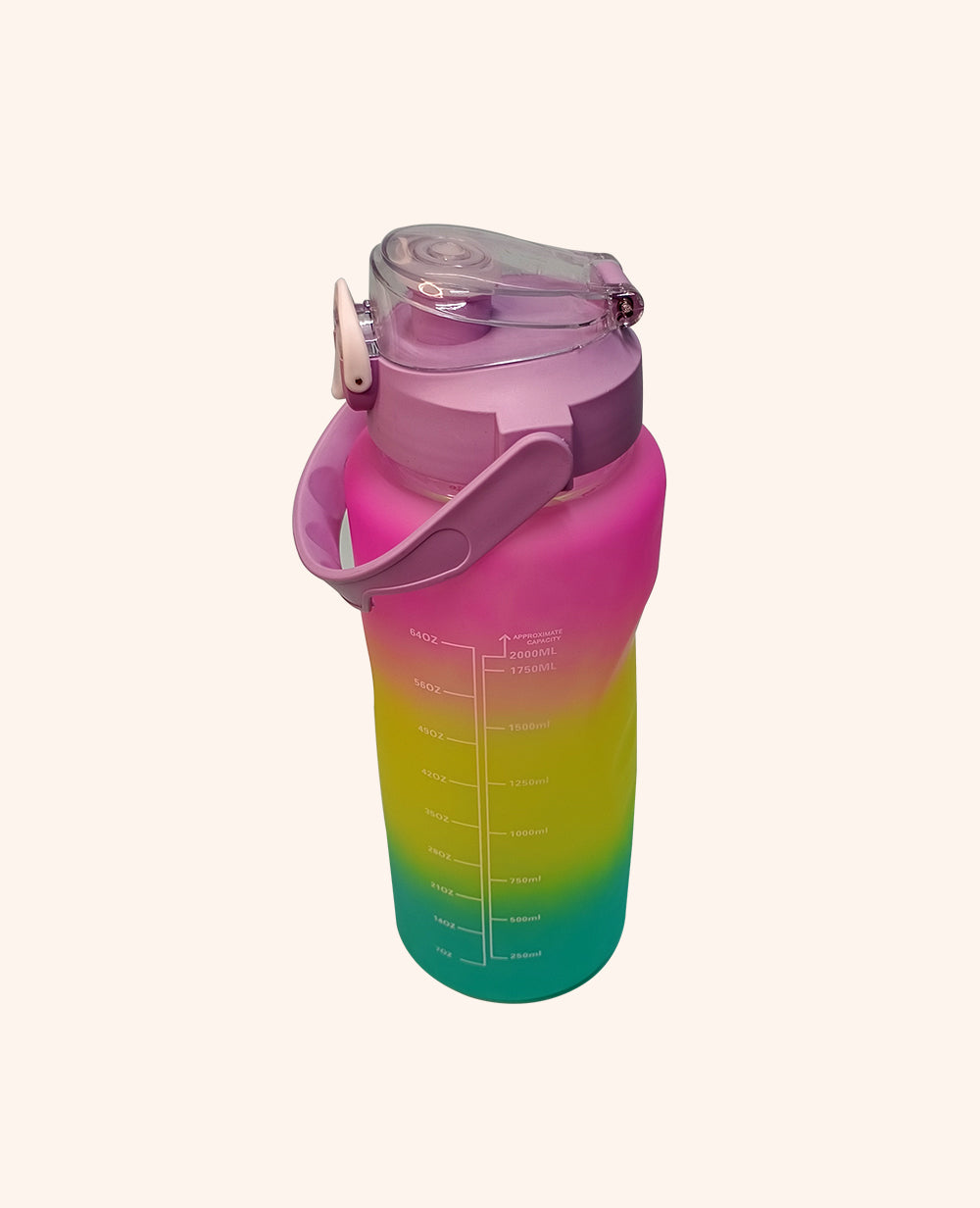 Motivational Water BottleMotivational Water Bottle Combo (3-Piece Set) – Includes 2L, 1L, and 200ML
Fuel your hydration journey with CeePoo’s Motivational Time‑Marker Water Bottle Sets, thouWater BottleMotivational Water Bottle