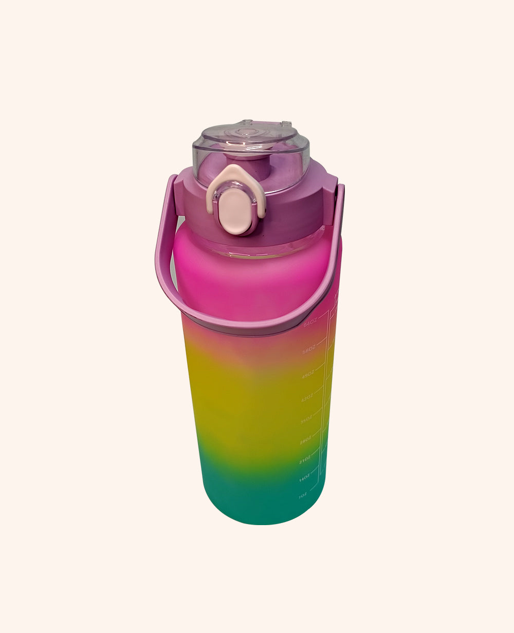 Motivational Water BottleMotivational Water Bottle Combo (3-Piece Set) – Includes 2L, 1L, and 200ML
Fuel your hydration journey with CeePoo’s Motivational Time‑Marker Water Bottle Sets, thouWater BottleMotivational Water Bottle