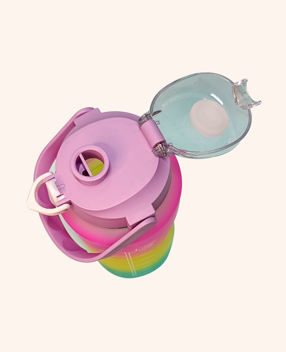 Motivational Water BottleMotivational Water Bottle Combo (3-Piece Set) – Includes 2L, 1L, and 200ML
Fuel your hydration journey with CeePoo’s Motivational Time‑Marker Water Bottle Sets, thouWater BottleMotivational Water Bottle