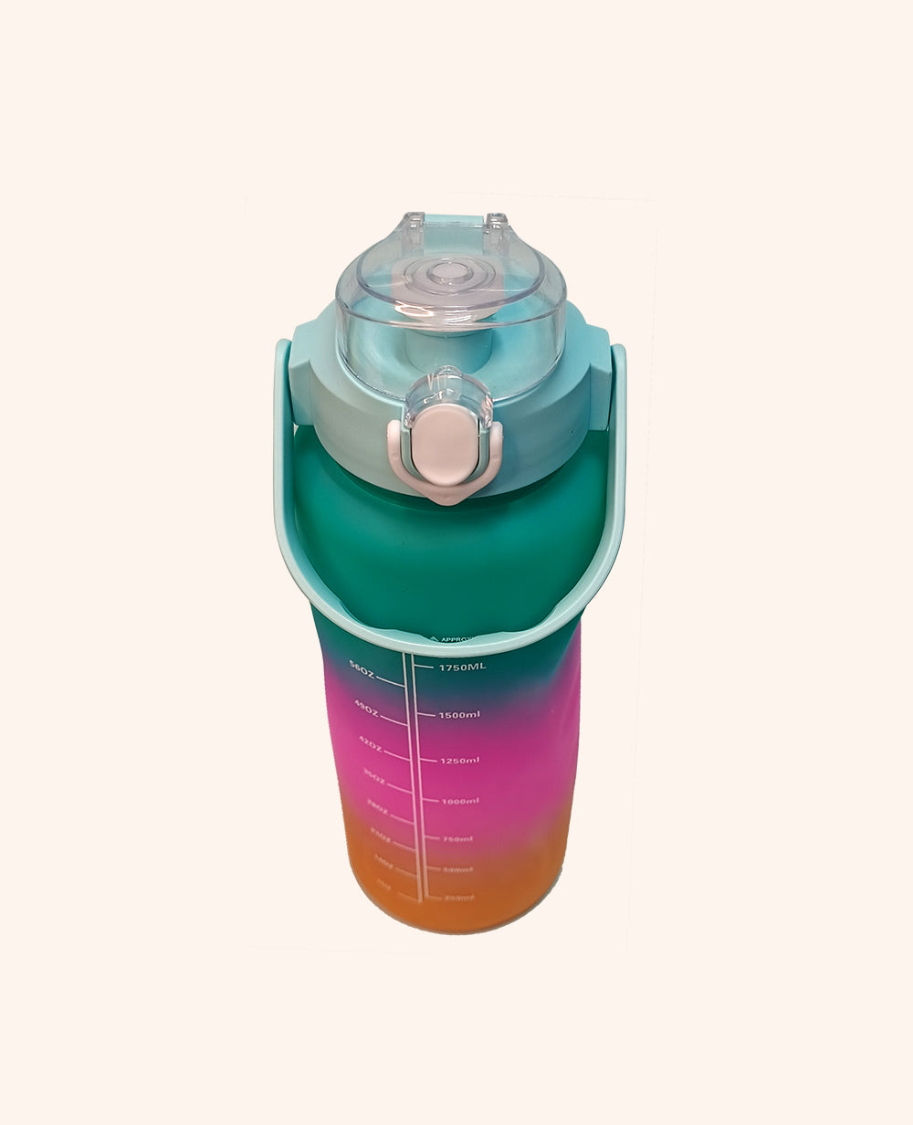 Motivational Water BottleMotivational Water Bottle Combo (3-Piece Set) – Includes 2L, 1L, and 200ML
Fuel your hydration journey with CeePoo’s Motivational Time‑Marker Water Bottle Sets, thouWater BottleMotivational Water Bottle