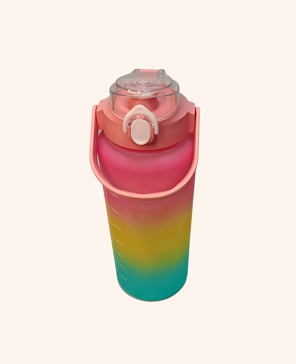 Motivational Water BottleMotivational Water Bottle Combo (3-Piece Set) – Includes 2L, 1L, and 200ML
Fuel your hydration journey with CeePoo’s Motivational Time‑Marker Water Bottle Sets, thouWater BottleMotivational Water Bottle