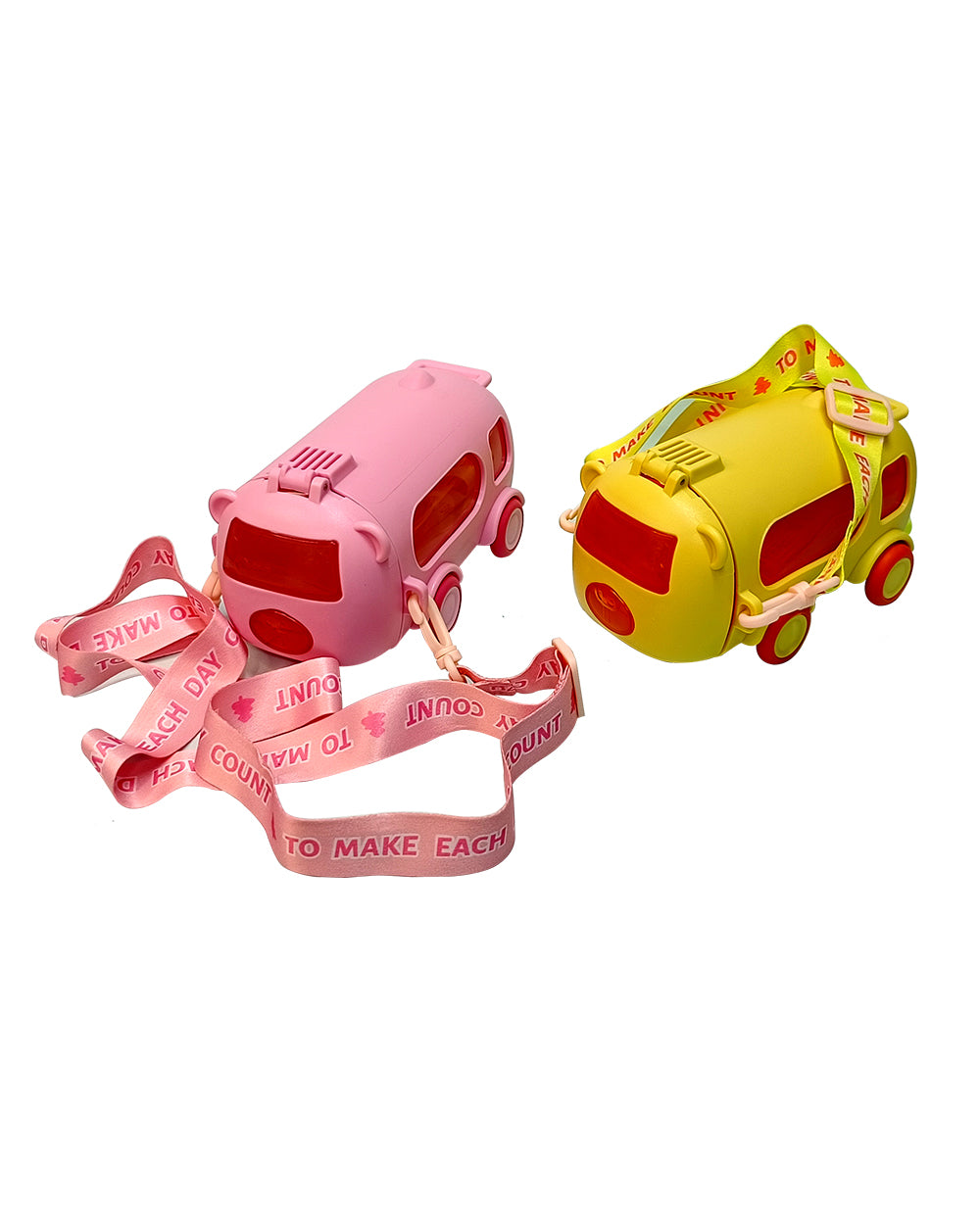 Cute Bus Shape BottleCute Bus Shape Bottle, Straw with Shoulder Strap 500 ml
Fuel your day with CeePoo’s fun and functional bottle collection! Whether you're chasing fitness goals or litWater BottleBus Shape Bottle