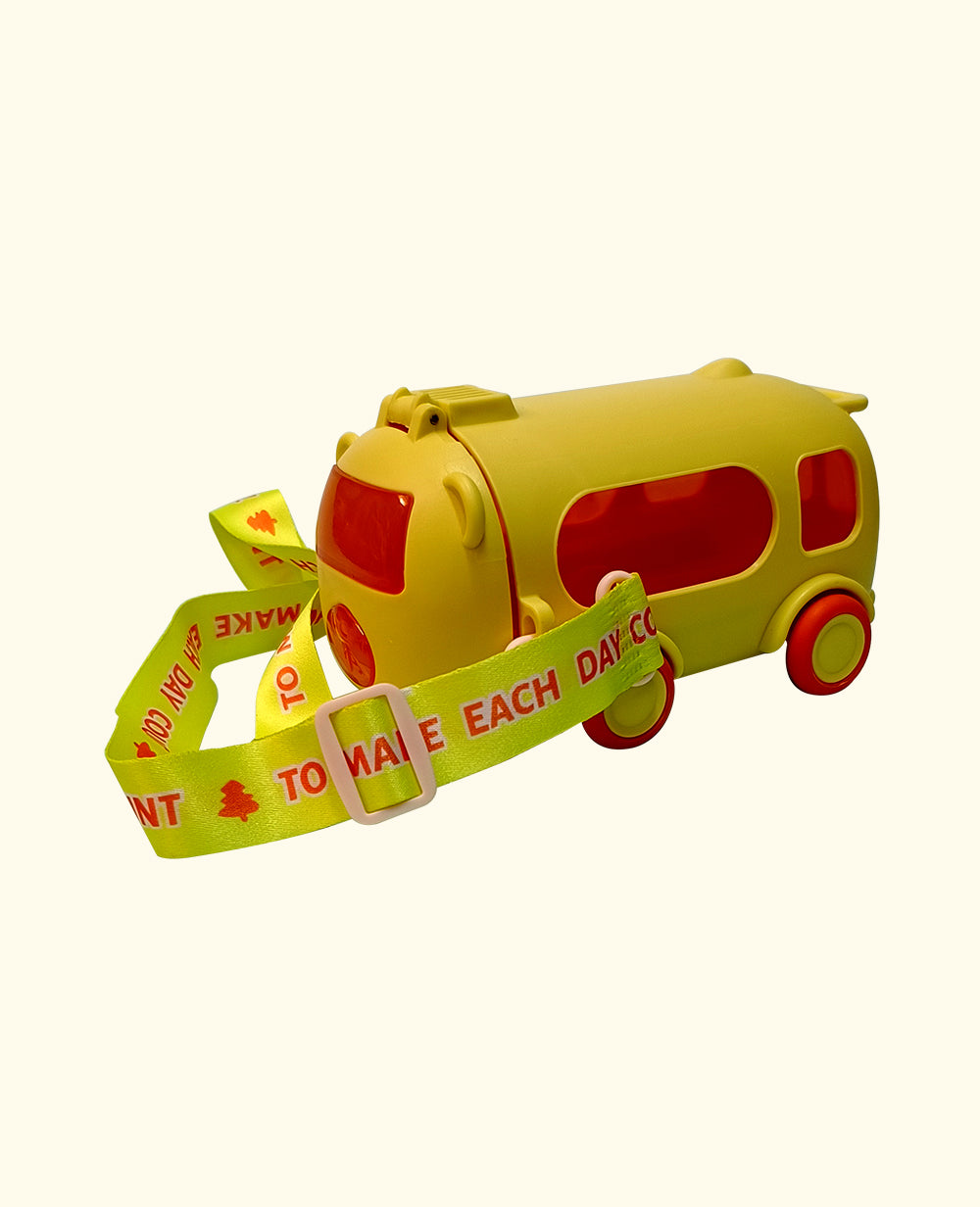 Cute Bus Shape BottleCute Bus Shape Bottle, Straw with Shoulder Strap 500 ml
Fuel your day with CeePoo’s fun and functional bottle collection! Whether you're chasing fitness goals or litWater BottleBus Shape Bottle