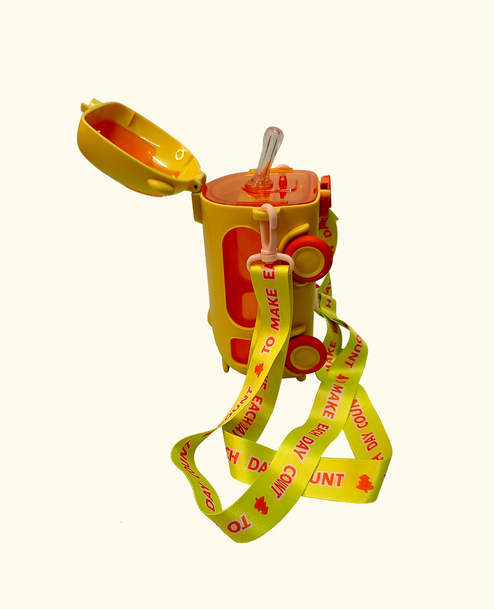 Cute Bus Shape BottleCute Bus Shape Bottle, Straw with Shoulder Strap 500 ml
Fuel your day with CeePoo’s fun and functional bottle collection! Whether you're chasing fitness goals or litWater BottleBus Shape Bottle