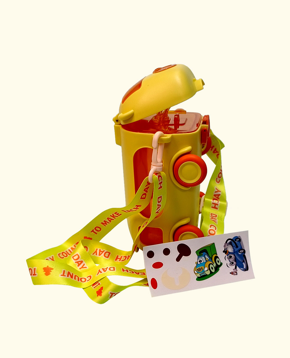 Cute Bus Shape BottleCute Bus Shape Bottle, Straw with Shoulder Strap 500 ml
Fuel your day with CeePoo’s fun and functional bottle collection! Whether you're chasing fitness goals or litWater BottleBus Shape Bottle