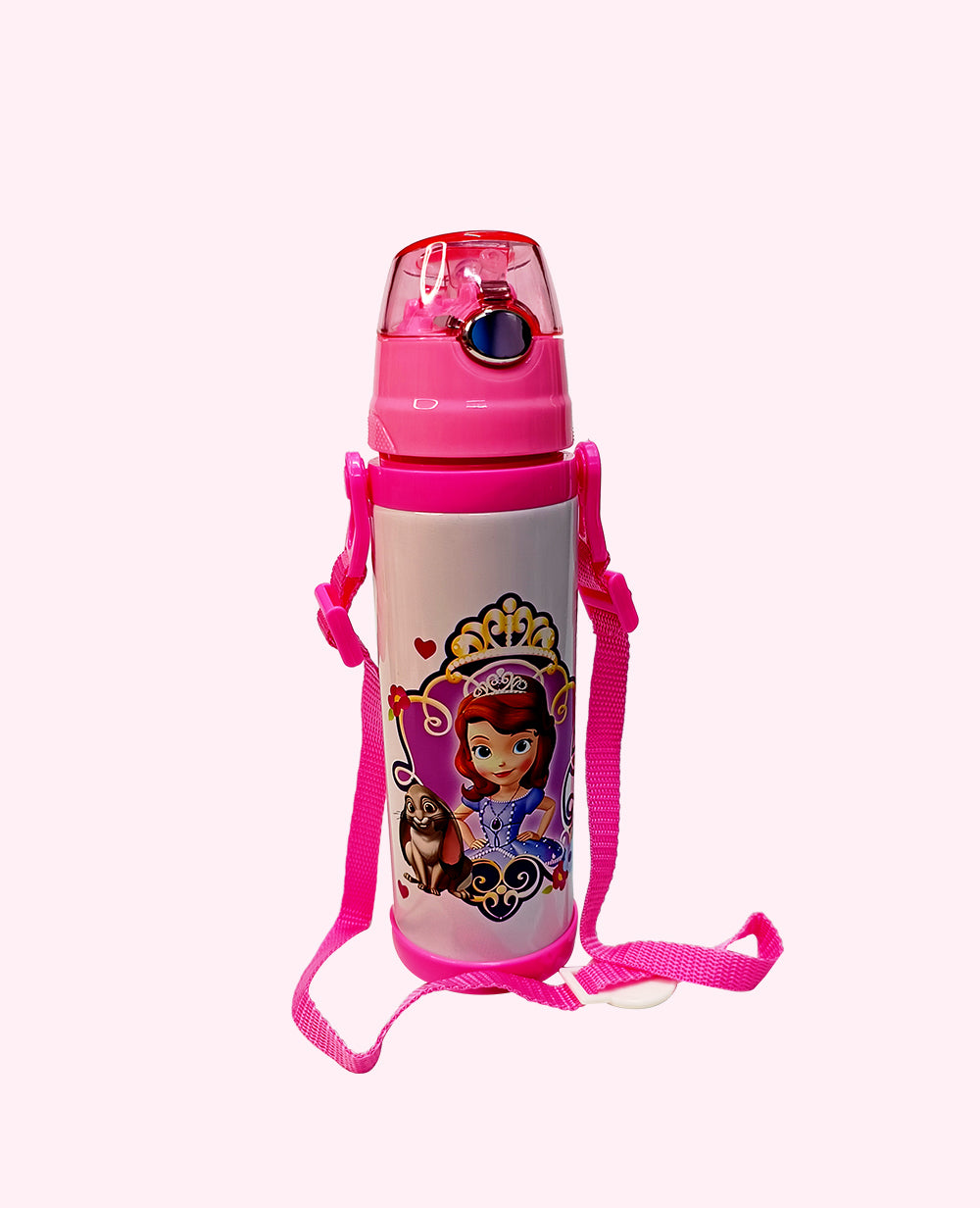 Princess Water BottlePrincess Stainless Steel Water Bottle Hot and Cool for 24 Hr, 500ml
Make hydration fun and exciting for your little ones with CeePoo’s Princess Cartoon-Themed StainlWater BottlePrincess Water Bottle