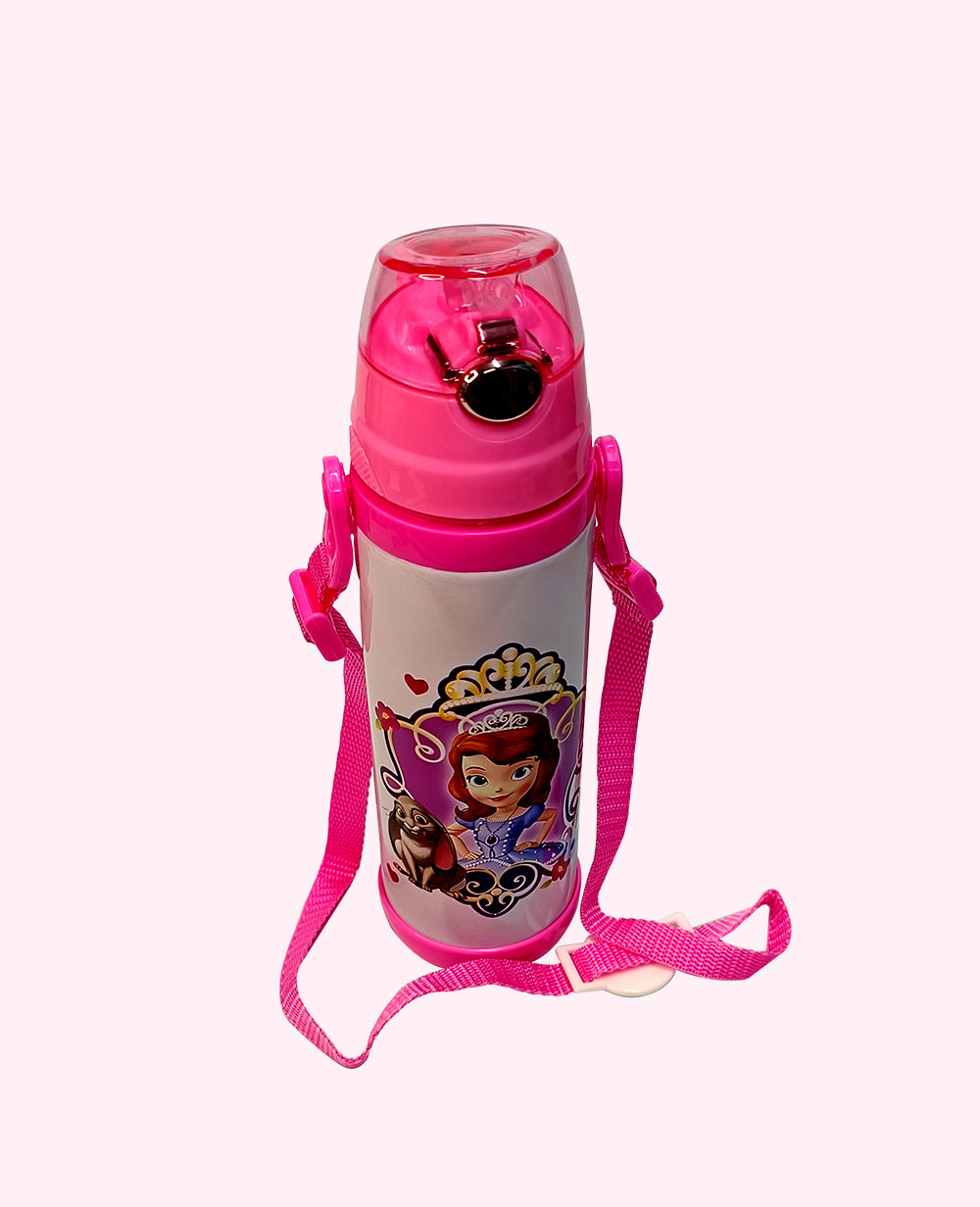 Princess Water BottlePrincess Stainless Steel Water Bottle Hot and Cool for 24 Hr, 500ml
Make hydration fun and exciting for your little ones with CeePoo’s Princess Cartoon-Themed StainlWater BottlePrincess Water Bottle