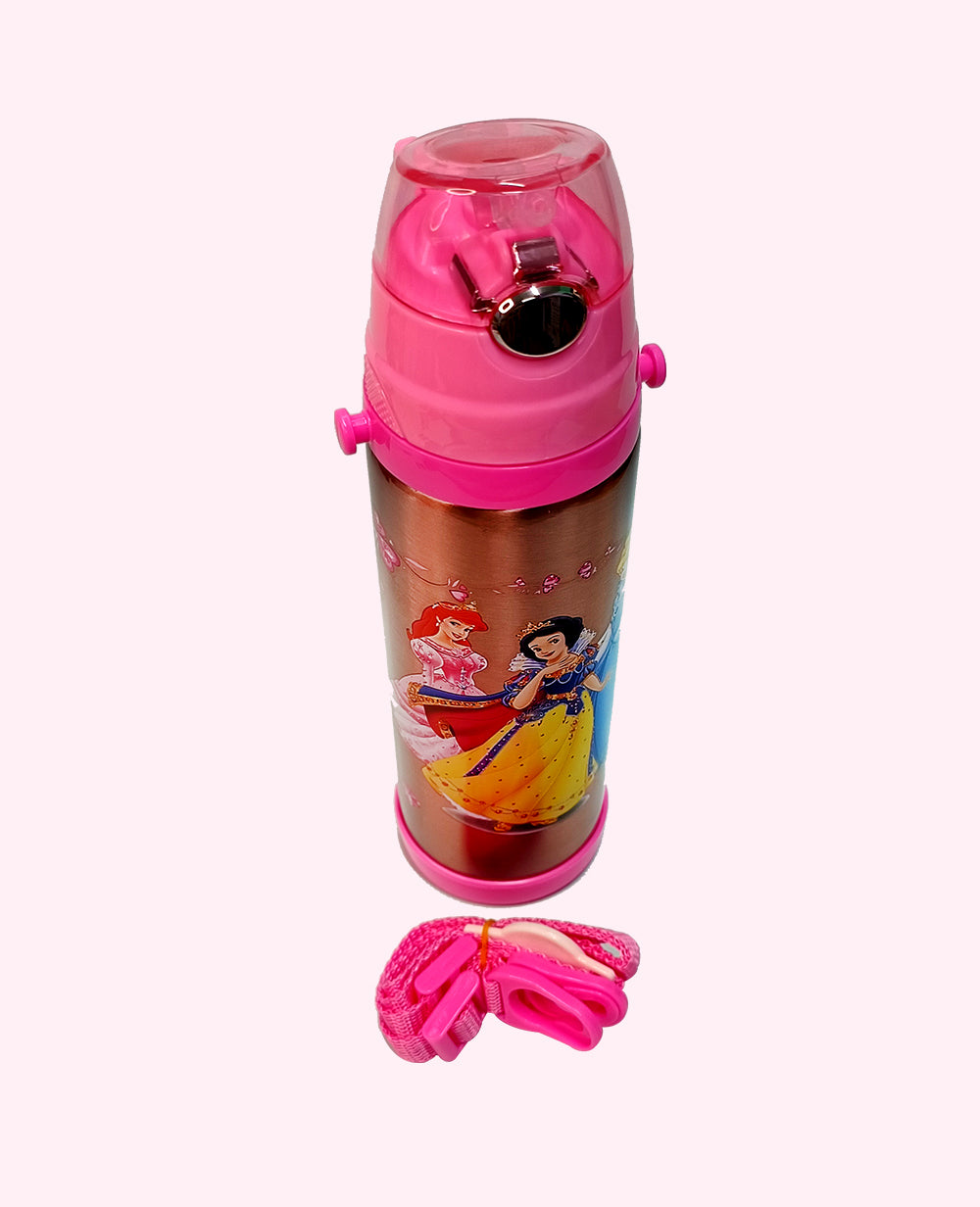 Princess Water BottlePrincess Stainless Steel Water Bottle Hot and Cool for 24 Hr, 500ml
Make hydration fun and exciting for your little ones with CeePoo’s Princess Cartoon-Themed StainlWater BottlePrincess Water Bottle