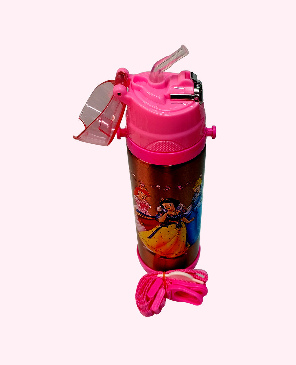 Princess Water BottlePrincess Stainless Steel Water Bottle Hot and Cool for 24 Hr, 500ml
Make hydration fun and exciting for your little ones with CeePoo’s Princess Cartoon-Themed StainlWater BottlePrincess Water Bottle