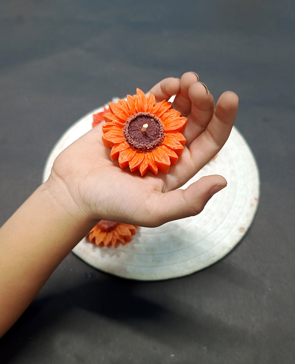 Sunshine – Sunflower Candle set of 6