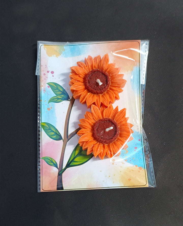 Sunshine – Sunflower Candle set of 6