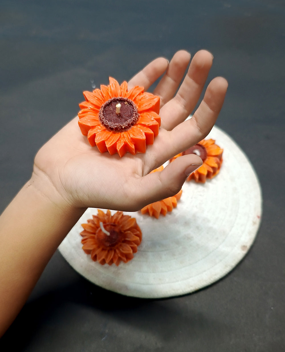 Sunshine – Sunflower Candle set of 6