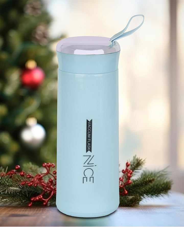 Premium NICE Glass Water Bottle 400ml – Durable, Leakproof, BPA-Free, Lightweight Bottle for Gym, Study, Travel & Daily Use