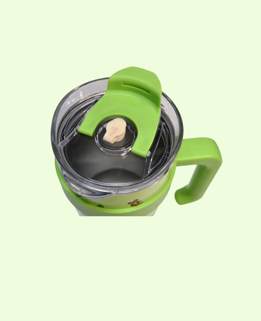 Cute Pochacco Cartoon Tumbler 1200ml | BPA-Free, Leakproof, Hot & Cold Steel Bottle