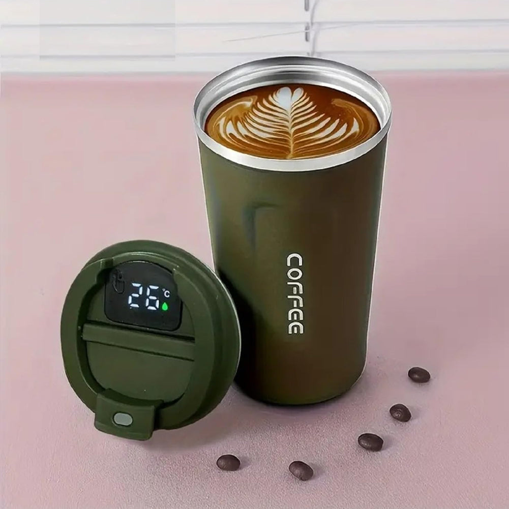 Thermal Coffee Mug 510ml | Vacuum Insulated Spill-Proof Steel Cup for Office & Travel