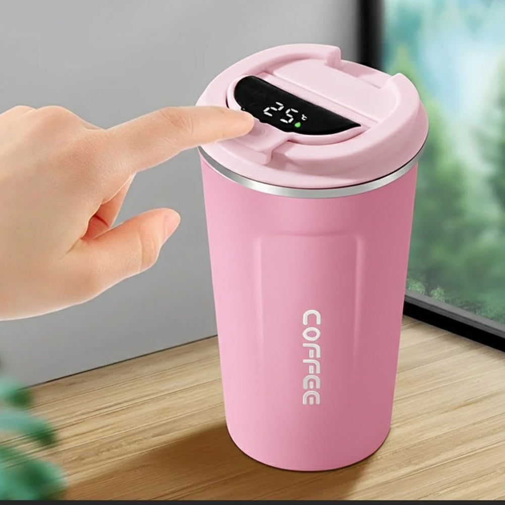 Thermal Coffee Mug 510ml | Vacuum Insulated Spill-Proof Steel Cup for Office & Travel