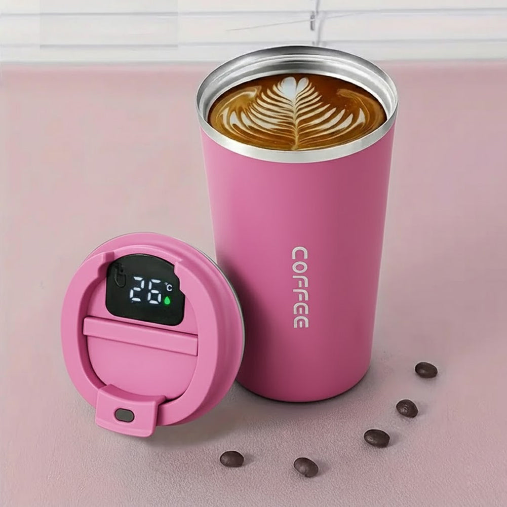 Thermal Coffee Mug 510ml | Vacuum Insulated Spill-Proof Steel Cup for Office & Travel