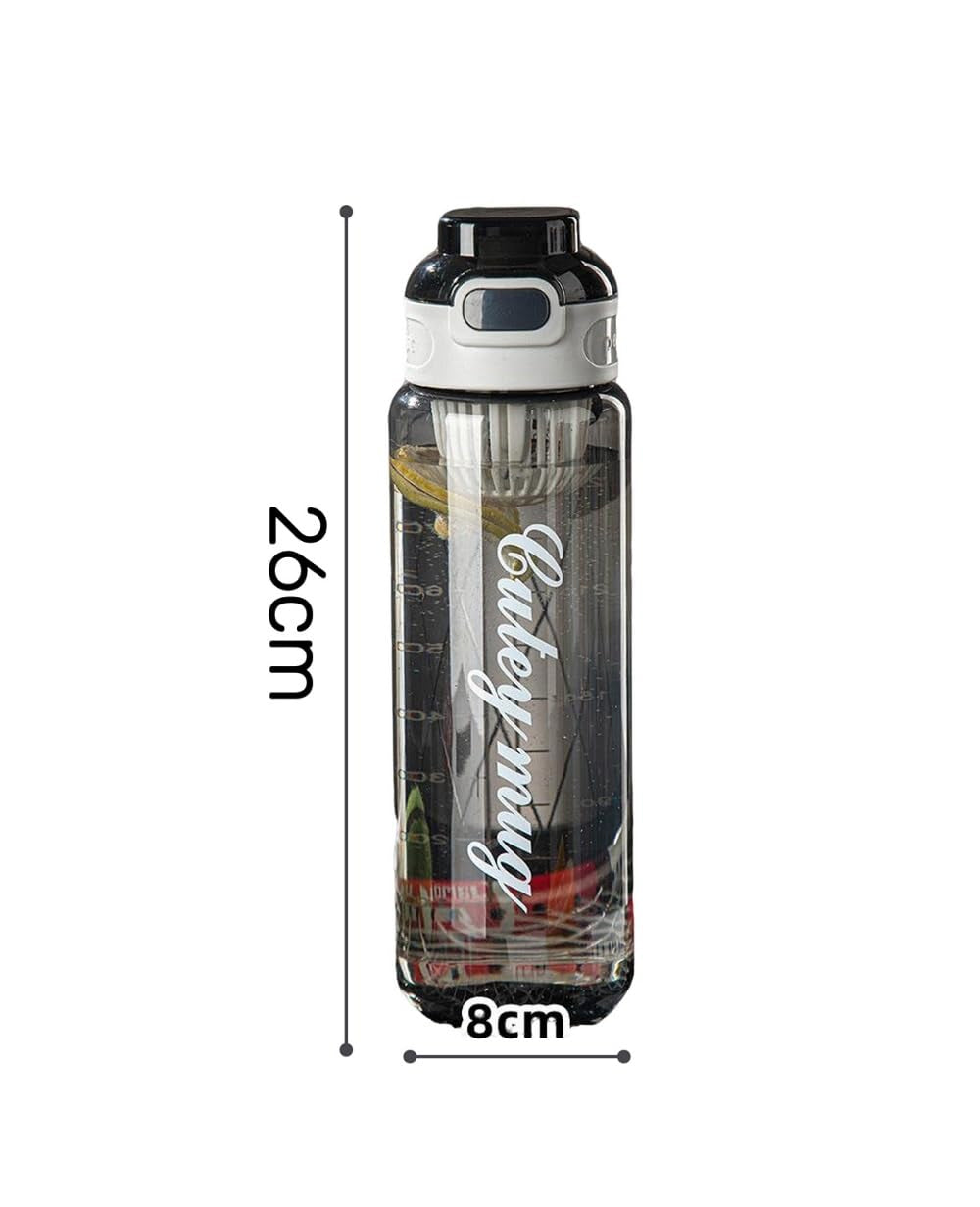 Alkaline Water Bottle 1L – Healthy Lifestyle Drinking Bottle, BPA-Free, Portable for Travel & Gym