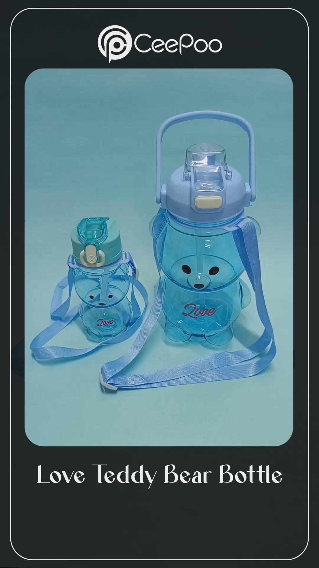 Love Bear Shaped Water Bottle