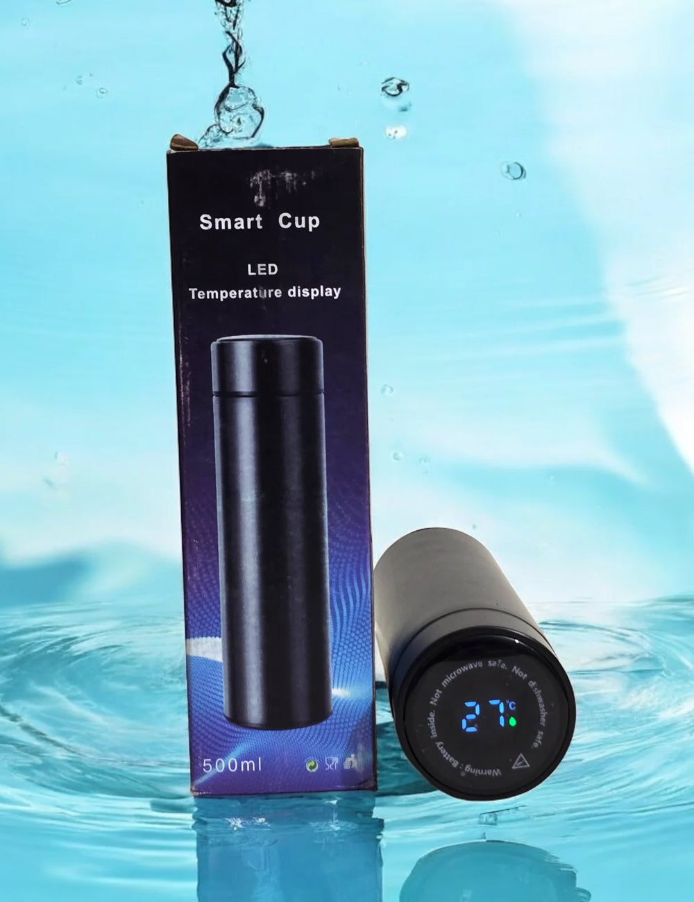 Temperature Display Water Bottle